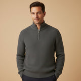 The Vicenza Men’s Soft Knit Half Zip Sweater