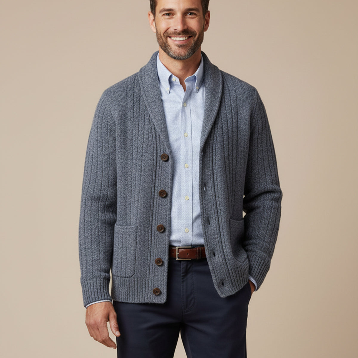 The Lanchester Cardigan for Men