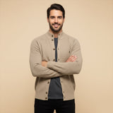 The Caernarfon Men's Casual Button Up Knitted Cotton Cardigan
