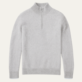 The Valladolid Men’s Winter Quarter Zip High Collar Knit Sweater